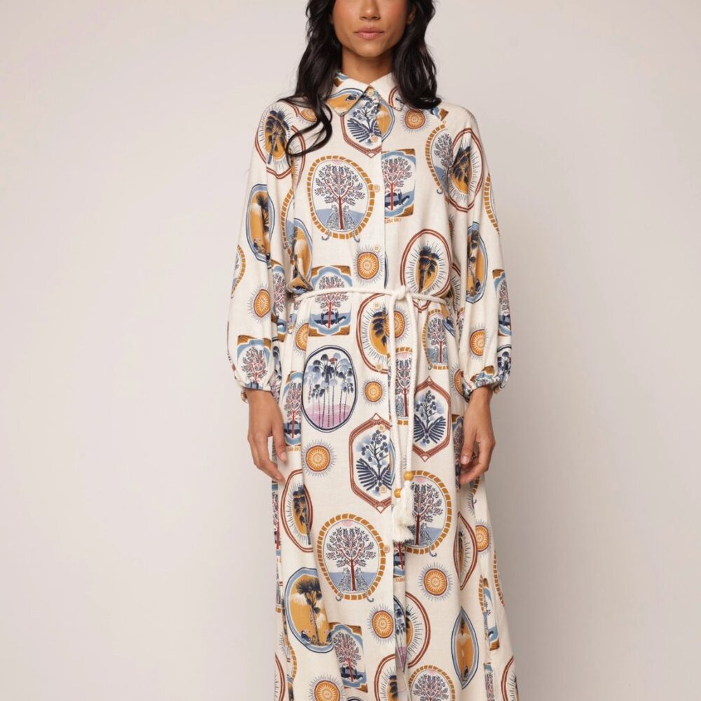 Farm Rio Shirt dress, Small